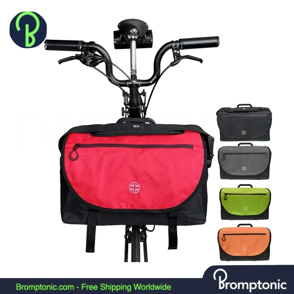 Brompton Commuter-voortas 15L - Geschikt voor laptop en regenhoes