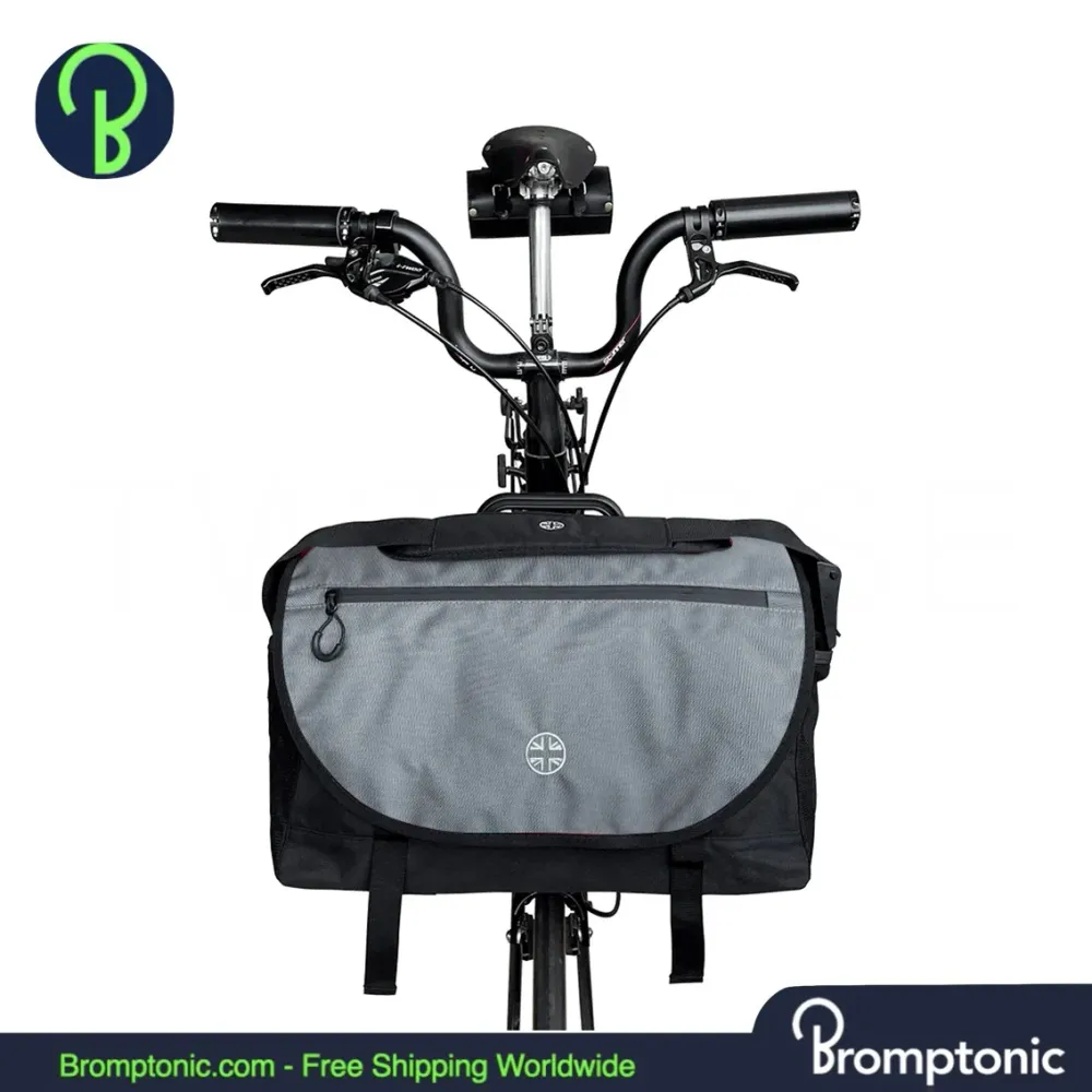Brompton Commuter-voortas 15L - Geschikt voor laptop en regenhoes