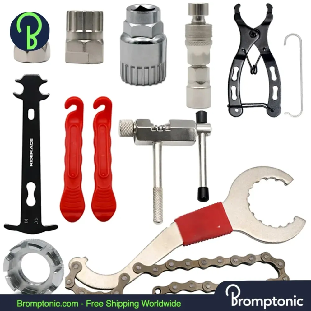 Brompton fiets reparatieset met ketting en crank gereedschap