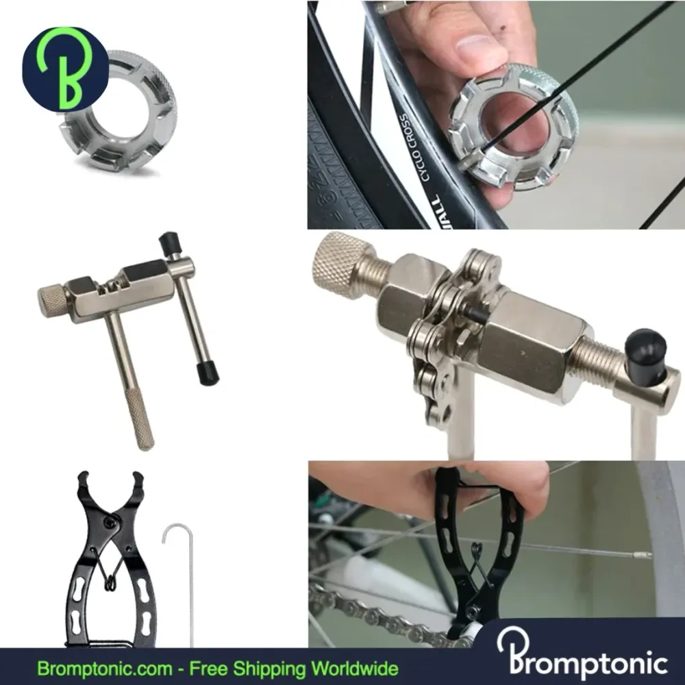 Brompton fiets reparatieset met ketting en crank gereedschap