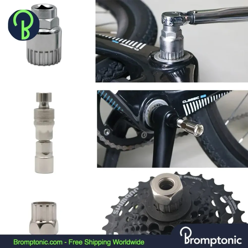 Brompton fiets reparatieset met ketting en crank gereedschap
