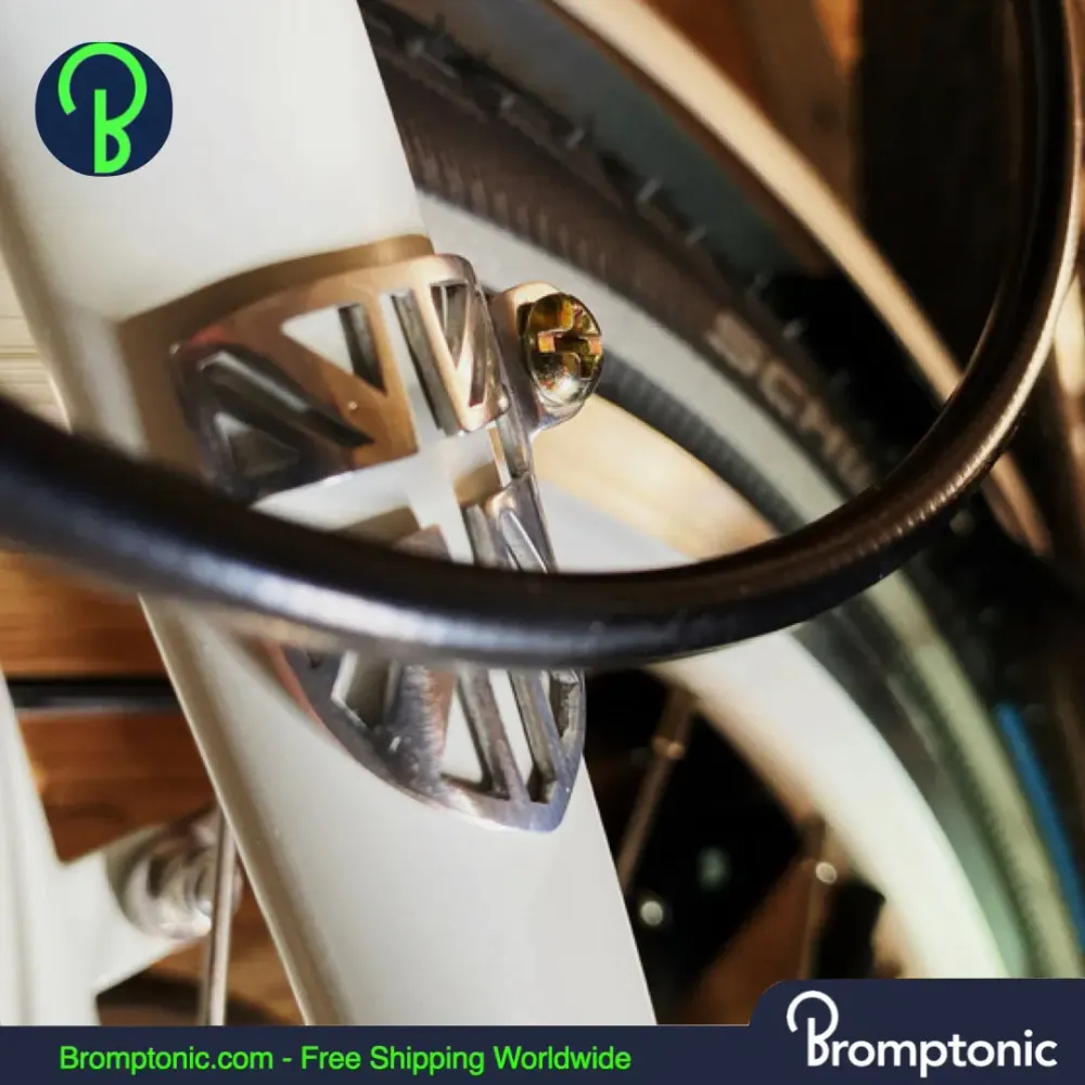 Brompton fiets voorvork remkabel behuizing beschermer