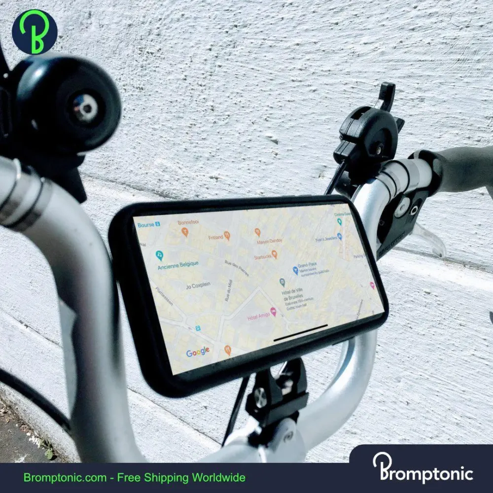 Brompton iPhone houder, past op elke smartphone