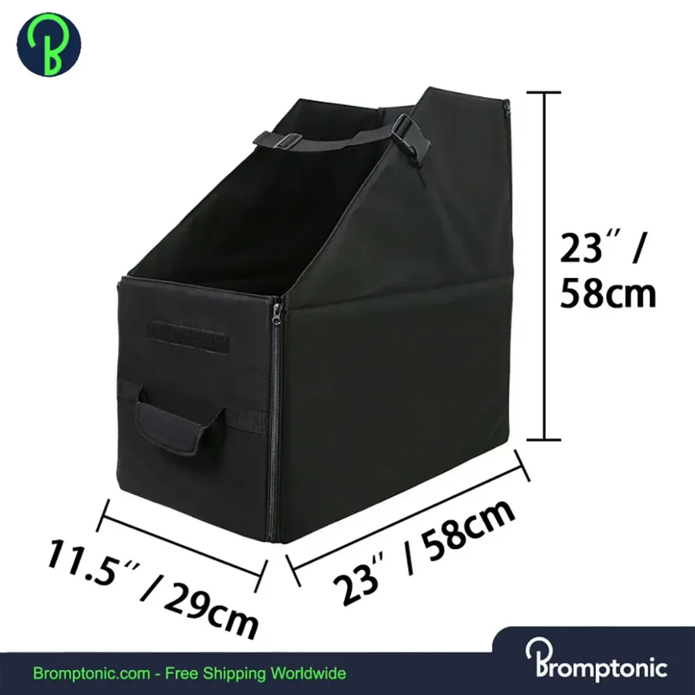 Brompton opbergbox voor de auto thuis