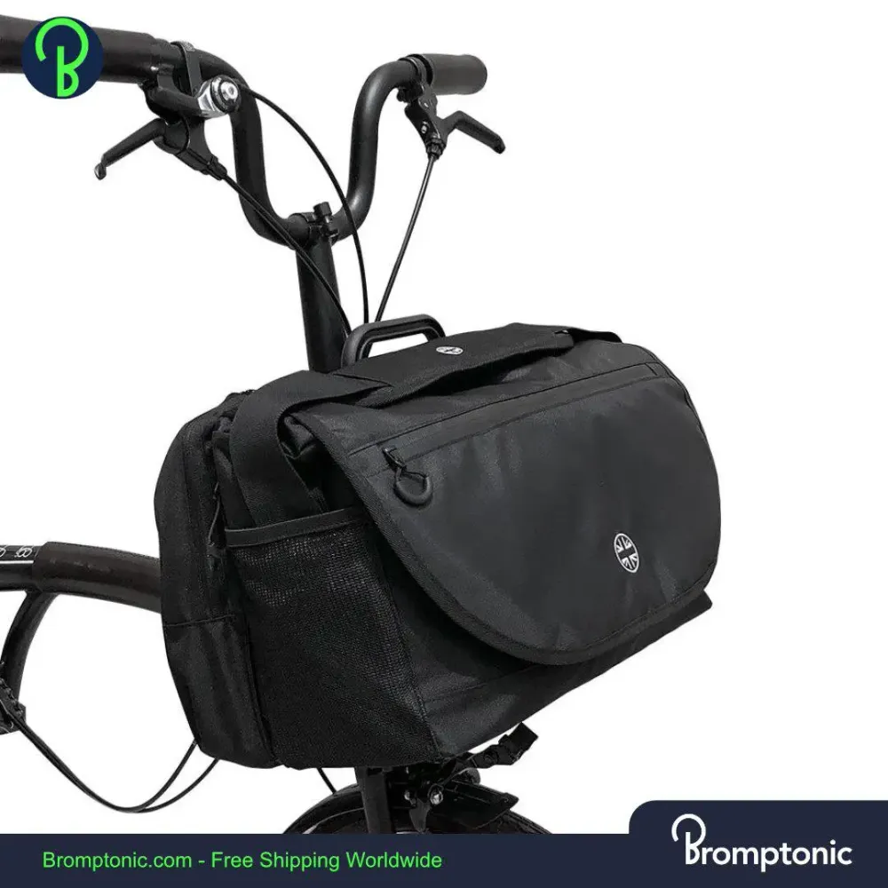 Brompton S tas met Britse Vlag - Waterdichte fietstas voor Brompton