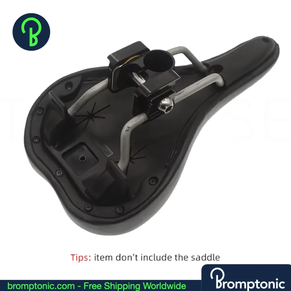 Brompton Titanium zadelpenklem - ronde kop 22,2 mm