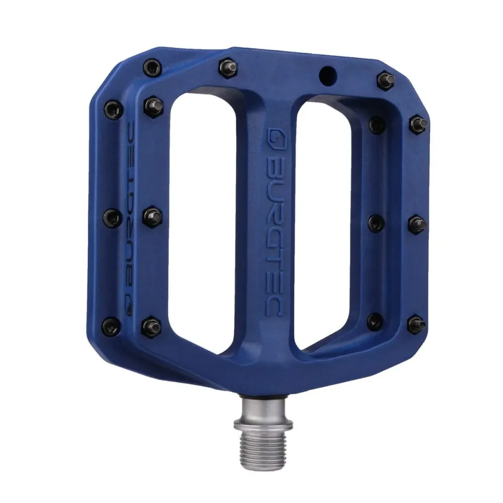 BURGTEC MK4 Composiet Diepblauwe vlakke pedalen