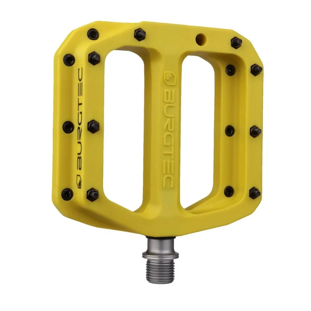 BURGTEC MK4 Composiet Elektrische Gele vlakke pedalen