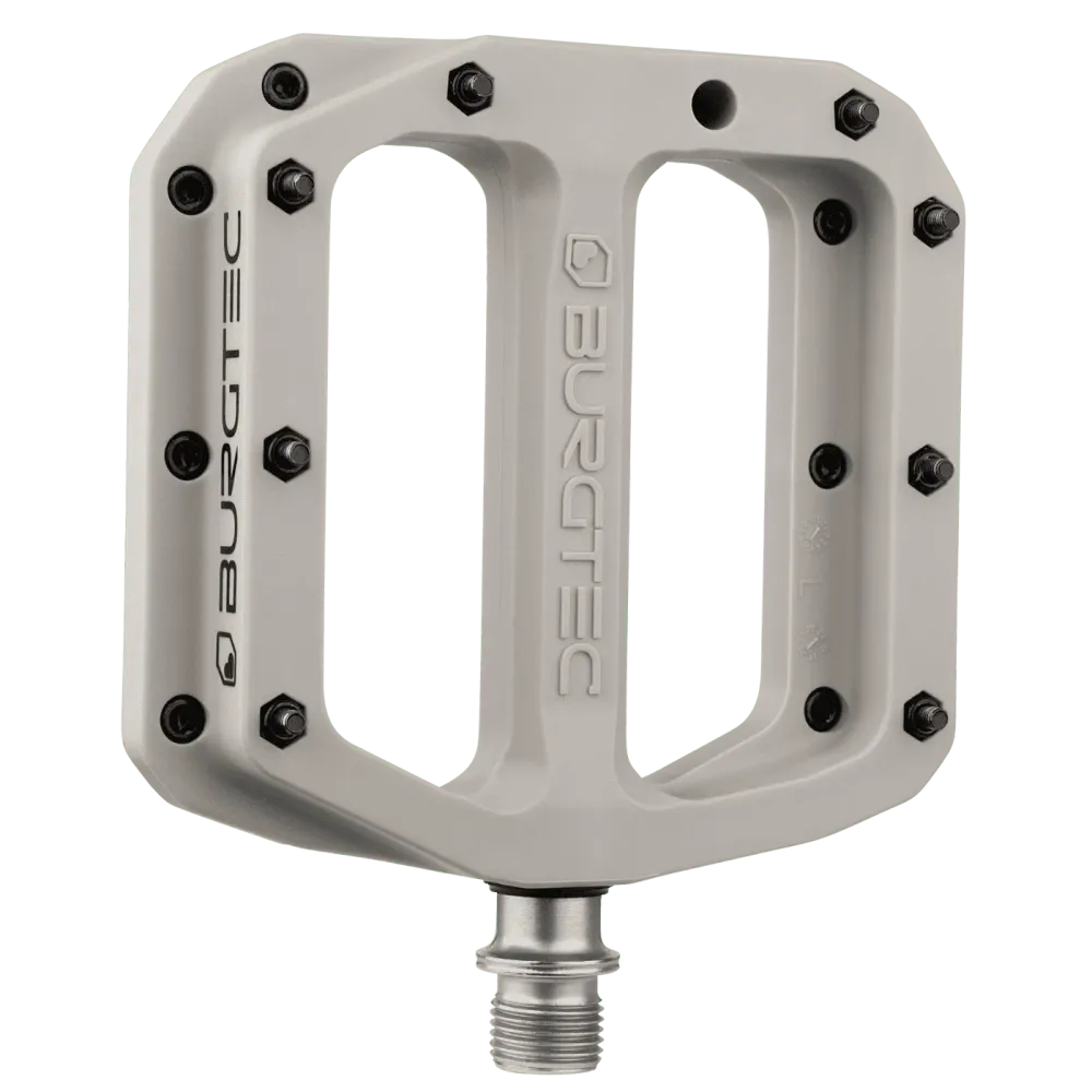 BURGTEC MK4 Composite Nase Grey vlakke pedalen