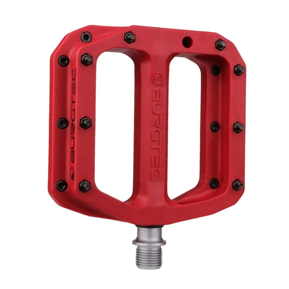 BURGTEC MK4 Composite Race Red vlakke pedalen