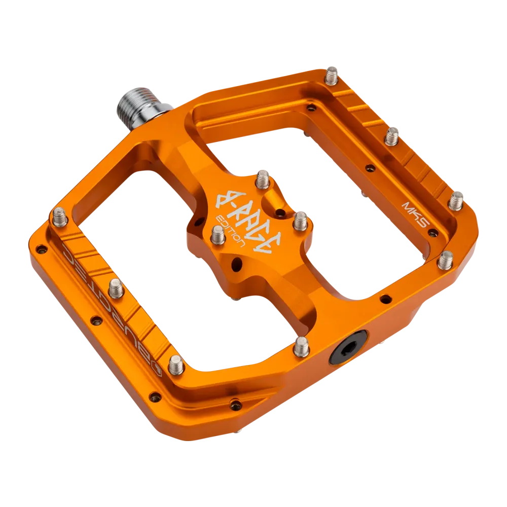 BURGTEC PENTHOUSE FLAT MK5 B-RAGE EDITION platte pedalen Oranje
