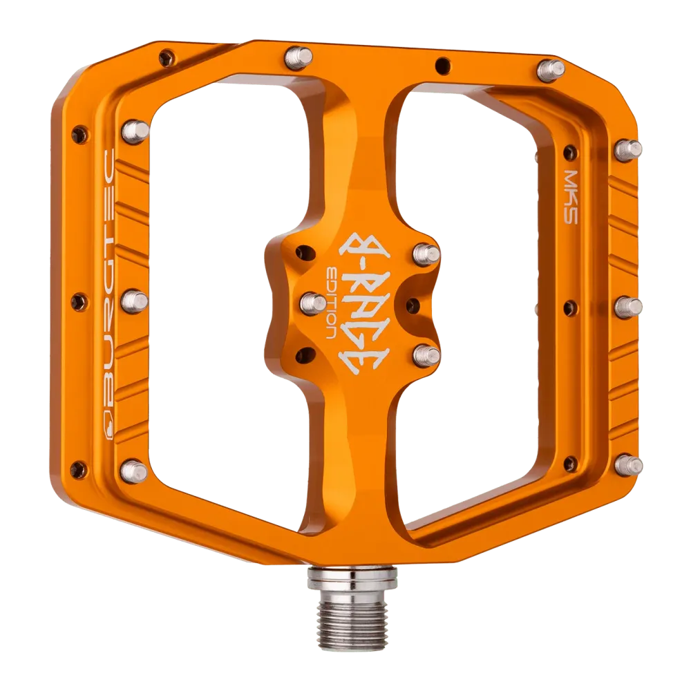 BURGTEC PENTHOUSE FLAT MK5 B-RAGE EDITION platte pedalen Oranje