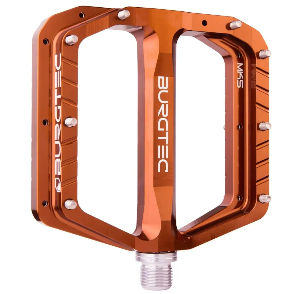 BURGTEC PENTHOUSE FLAT MK5 vlakke pedalen Stalen as Brons