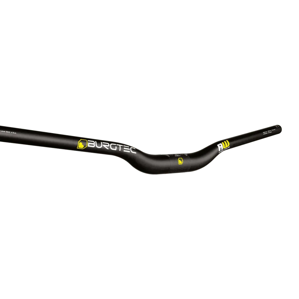 BURGTEC RIDE WIDE ENDURO Rise 30mm 800mm Zwart Carbonstuur