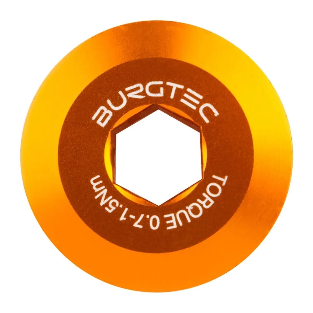 BURGTEC voorspanschroef voor Shimano HOLLOWTECH 2 crankstel Oranje
