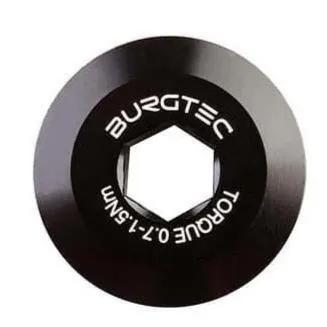 BURGTEC voorspanschroef voor Shimano HOLLOWTECH 2 crankstel Zwart