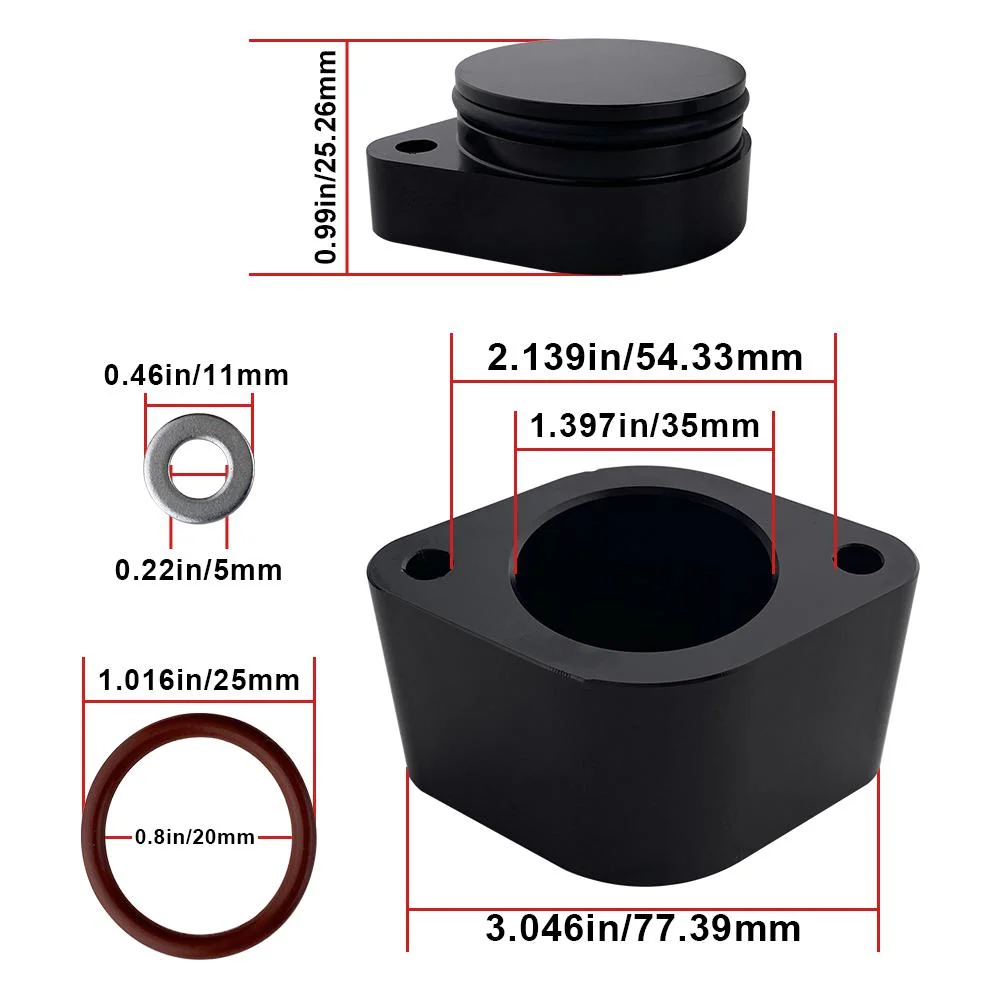 CCV Reroute Kit + CCV Baffle Interne Catch Can voor Ford 6.7L Powerstroke 201l-2024