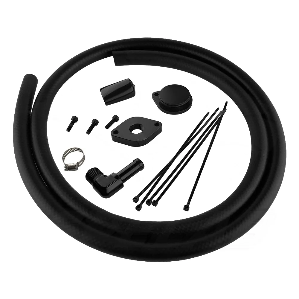 CCV Reroute Kit + CCV Baffle Interne Catch Can voor Ford 6.7L Powerstroke 201l-2024
