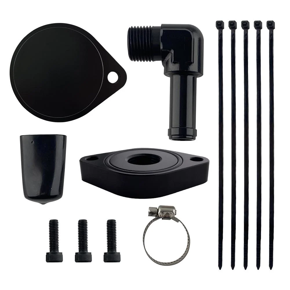 CCV Reroute Kit + CCV Baffle Interne Catch Can voor Ford 6.7L Powerstroke 201l-2024