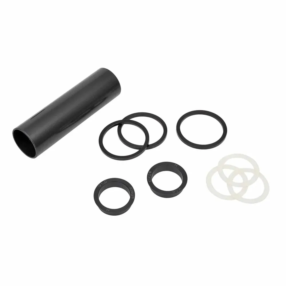CHRIS KING KIT cranksteladapter #16 THREADFIT 24 > BSA 100 mm 24 mm as Zwart