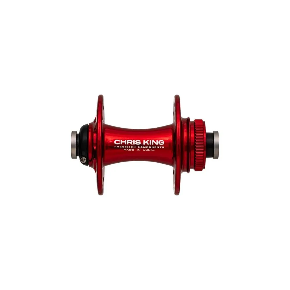 CHRIS KING R45D 12x100mm Center Lock Rode Voornaaf