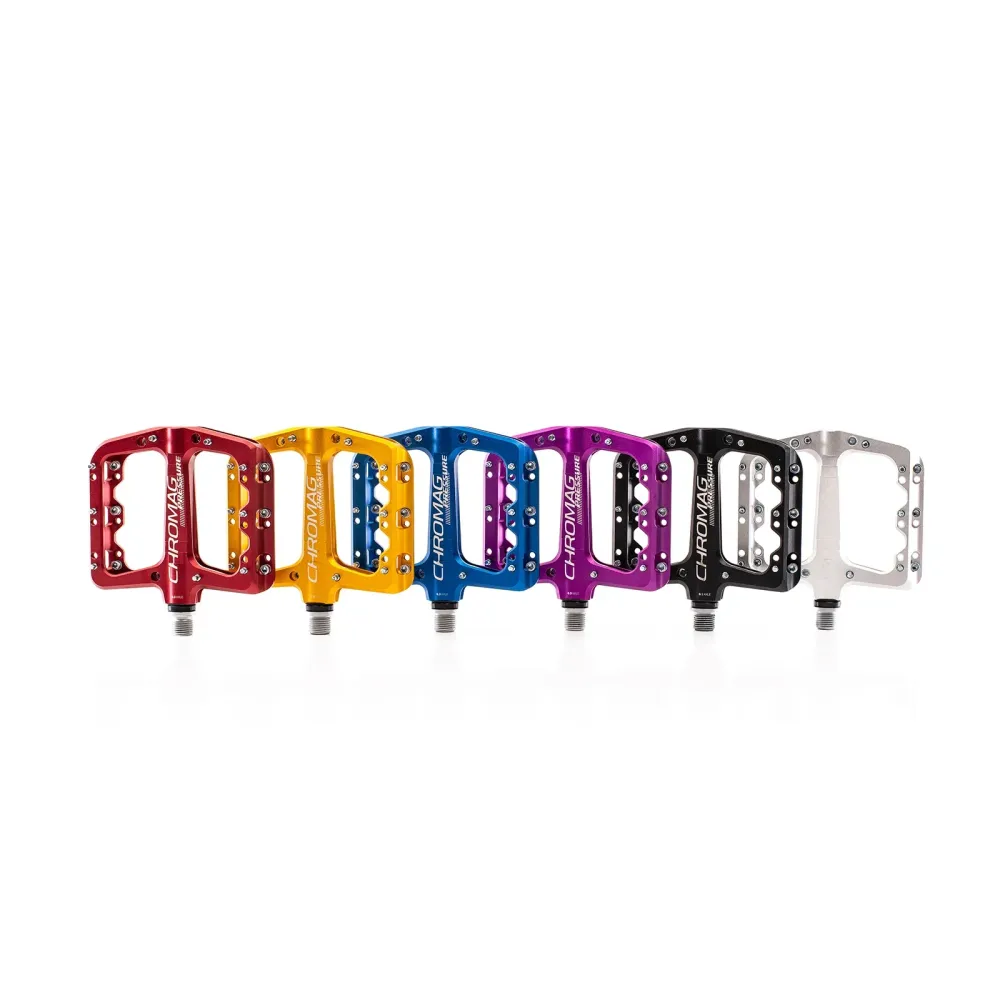 CHROMAG PRESSURE zilveren platte pedalen