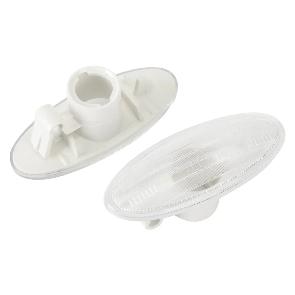 2X Clear Zijmarkeringslamp Richtingaanwijzer Behuizing voor 2010-2017 voor Nissan Micra/Maart (K13) 26160-89900