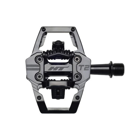 HT COMPONENTS EDNURO T2 Zwart Stealth pedalen