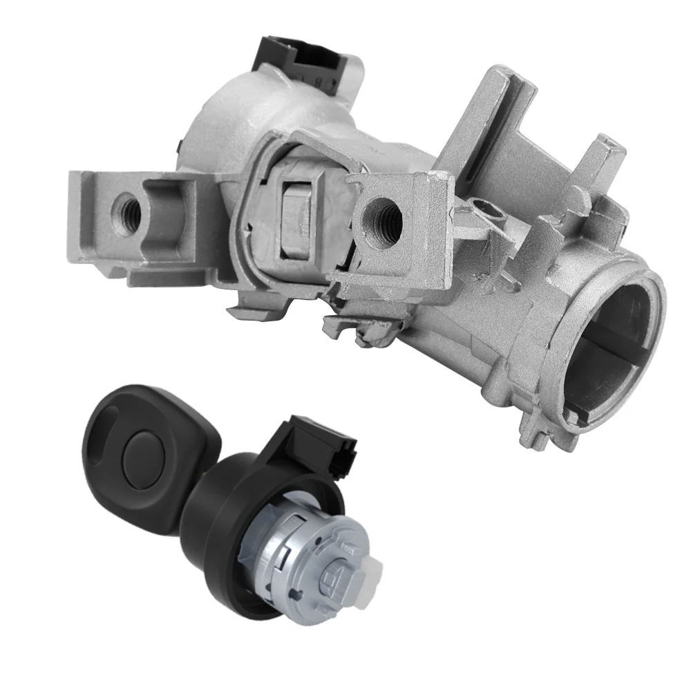 Contactslot Met Slot Cilinder Sleutel 1K0905851B 1K0953527D Fit Voor Seat Leon 2006-2010
