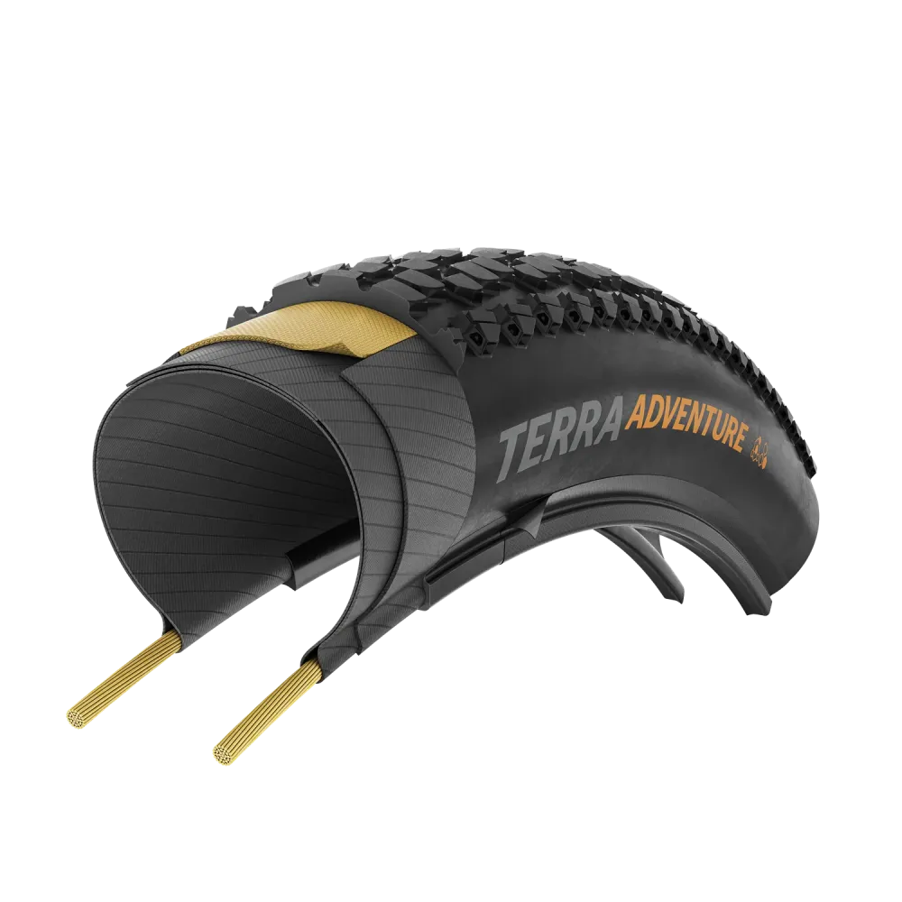 CONTINENTAL TERRA ADVENTURE TRAIL GRIP 700x50c Tubeless Ready Zwart band
