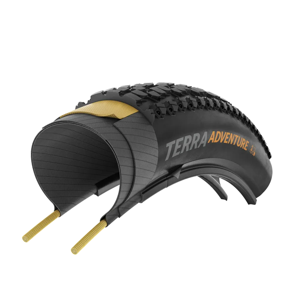 CONTINENTAL TERRA ADVENTURE TRAIL GRIP 700x55c Tubeless Ready Zwart band