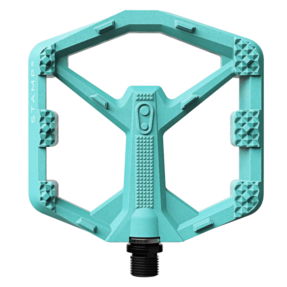 CRANKBROTHERS STAMP 0 Kleine platte pedalen Turquoise