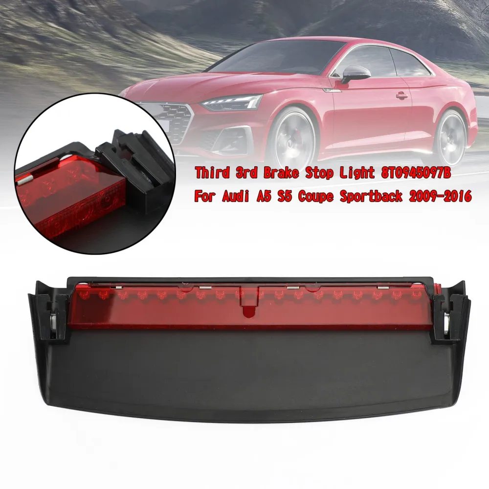 Derde 3e remstoplicht 8T0945097B voor 4-deurs Audi RS5 Coupe voor quattro 2010 - 2016