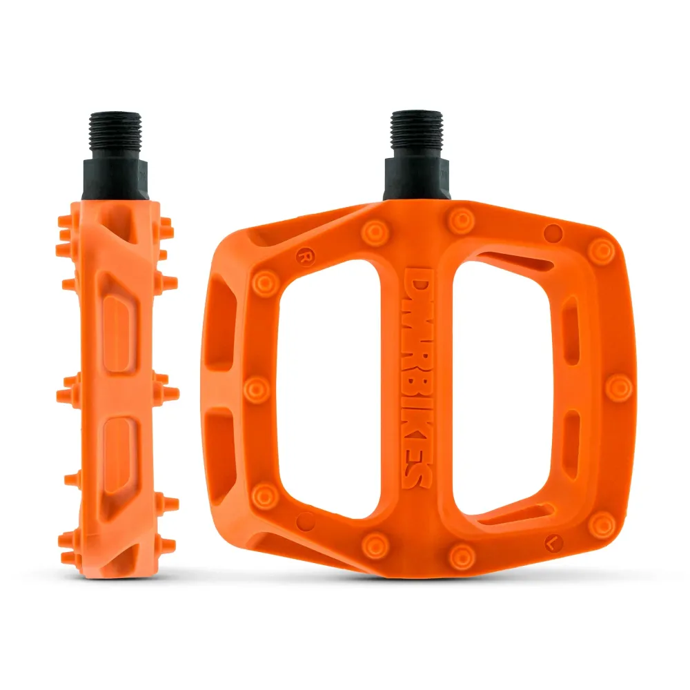 DMR V6 Orange platte pedalen