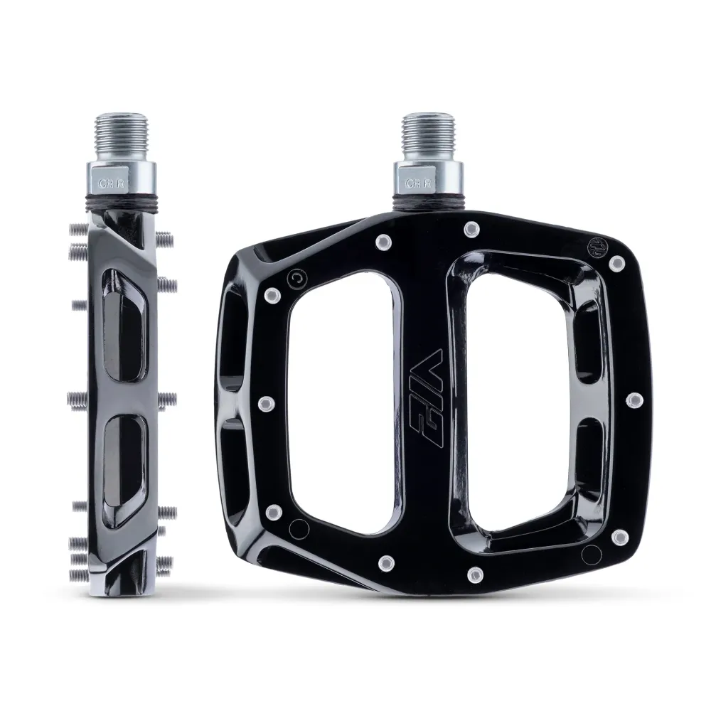 DMR V12 MAGNESIUM vlakke pedalen Zwart