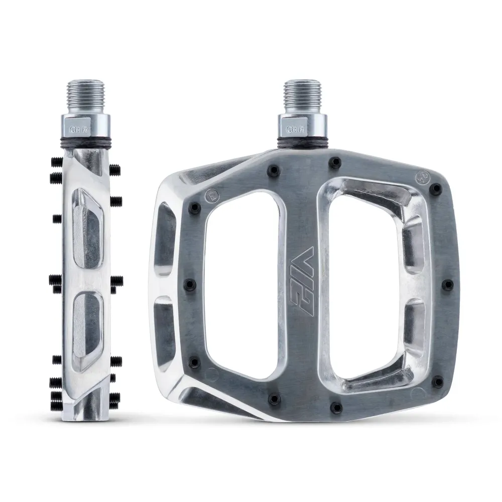 DMR V12 Silver platte pedalen