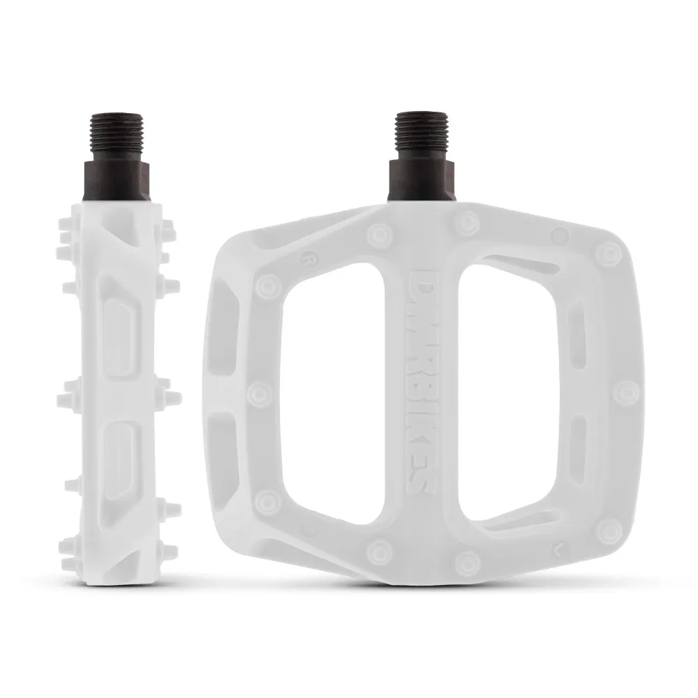 DMR V6 Witte vlakke pedalen