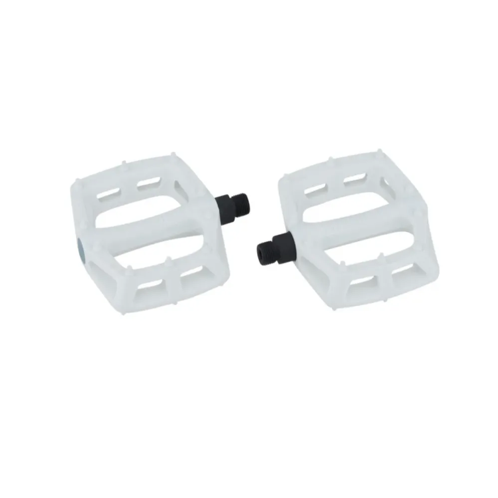 DMR V6 Witte vlakke pedalen