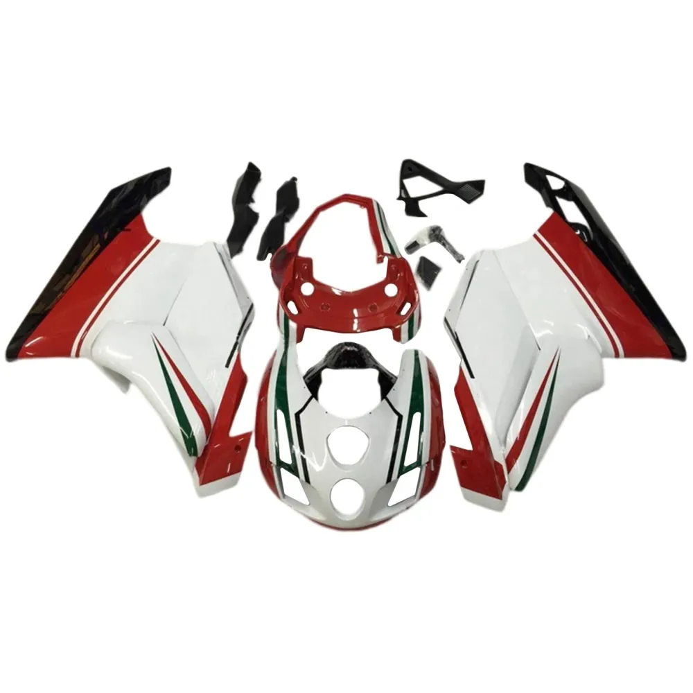 Amotopart 2003 2004 Ducati 999 749 Red & White Style9 Fairing Kit