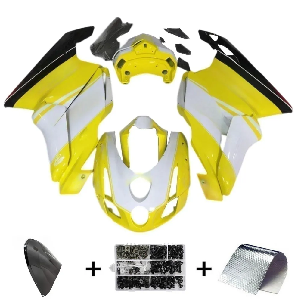 AMOTOPART 2003 2004 DUCATI 999 749 Yellow Style1 Fairing Kit