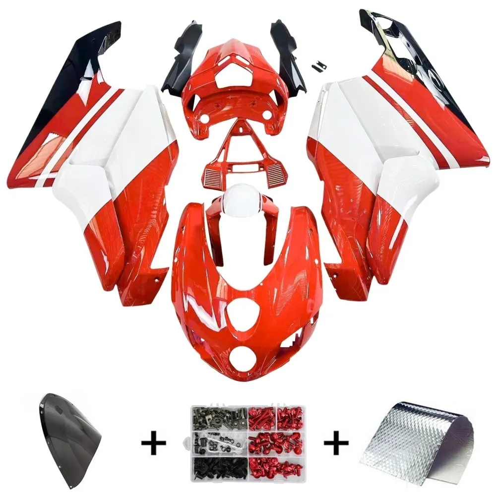 Amotopart 2003 2004 Ducati 999 749 Rood&Wwitte Style8 kuipset