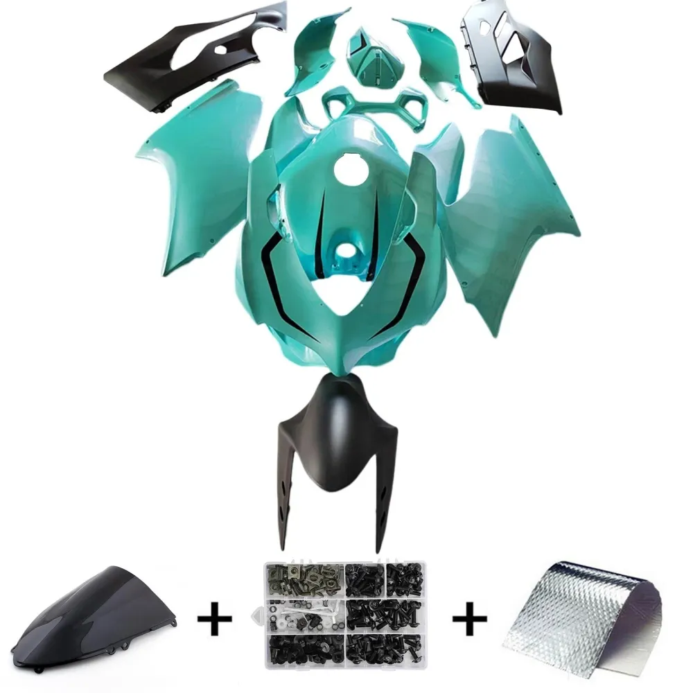 Amotopart 2012-2015 Ducati 1199 899 Blue & Green Fairing Kit