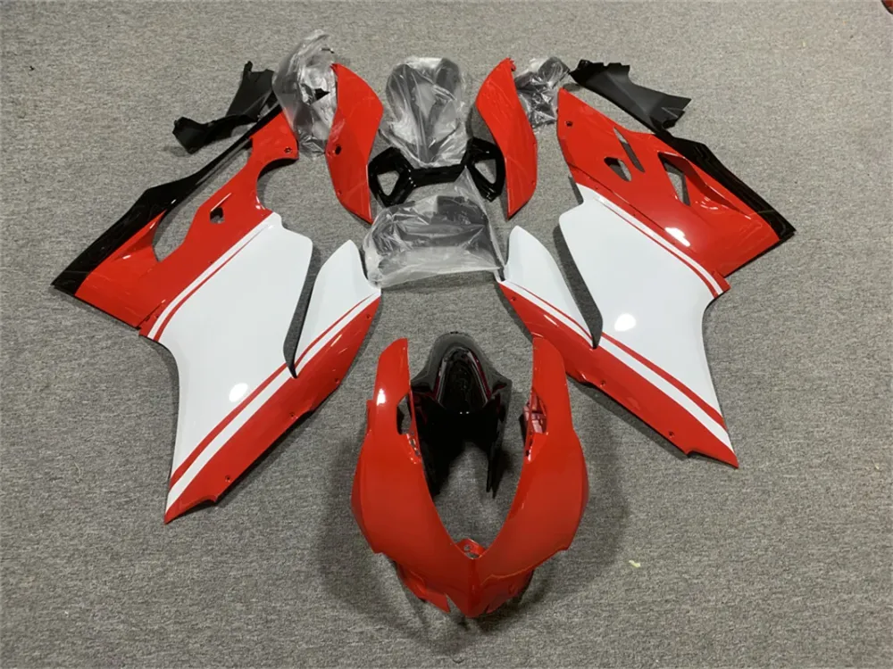 AMOTOPART DUCATI 1199 899 2012-2015 RODE & WHITE STYLE3 KUNT KIT