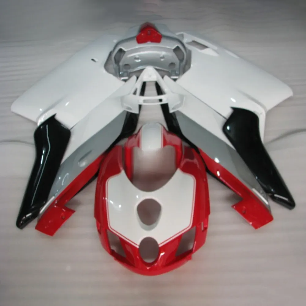 Amotopart Ducati 999 749 2005 2006 Red & White Style3 Fairing Kit