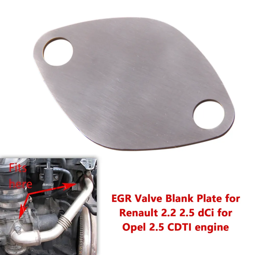 EGR-klep blanco plaat voor Renault 2.2 2.5 dCi voor Opel 2.5 CDTI-motor