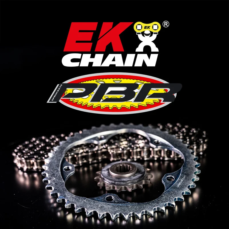 EK/PBR Kettingkit 520SRX2 14/45 - standaard Achtertandwiel EK CHAIN
