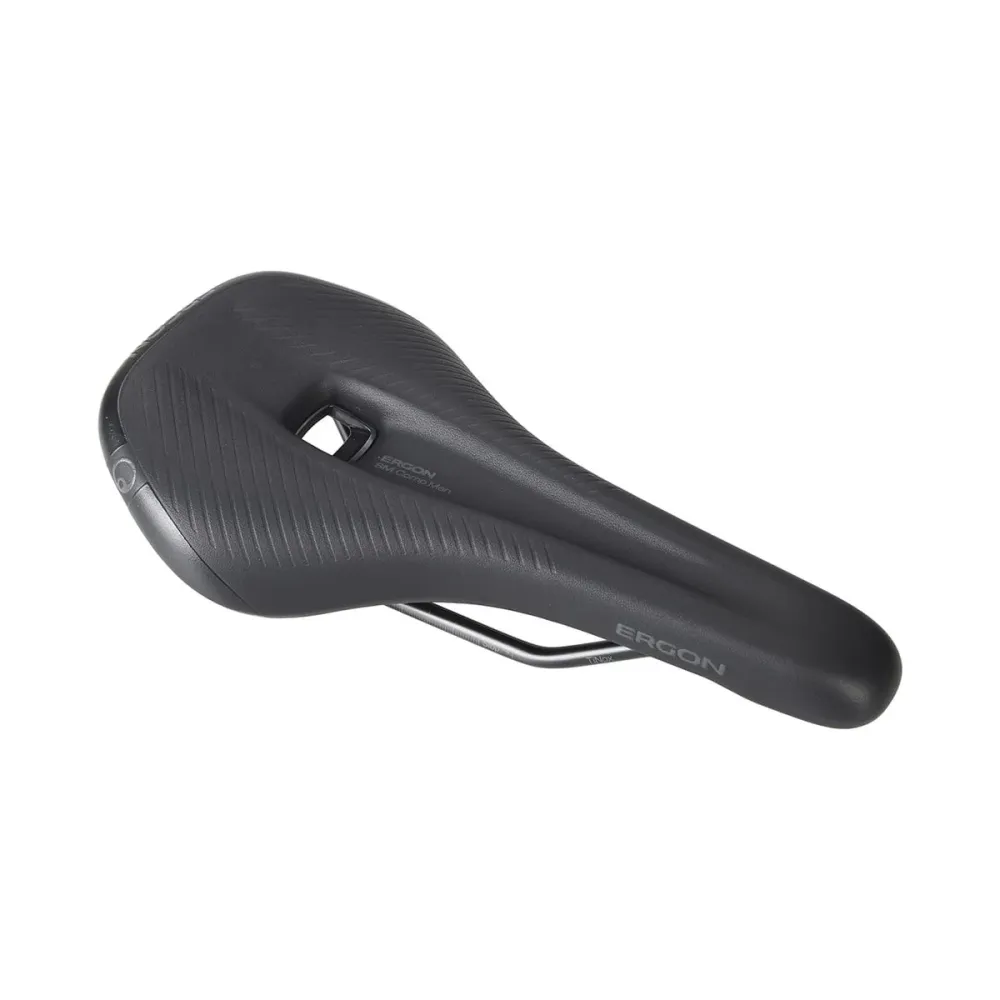 ERGON SM Comp S/M Zadel TiNox Rails