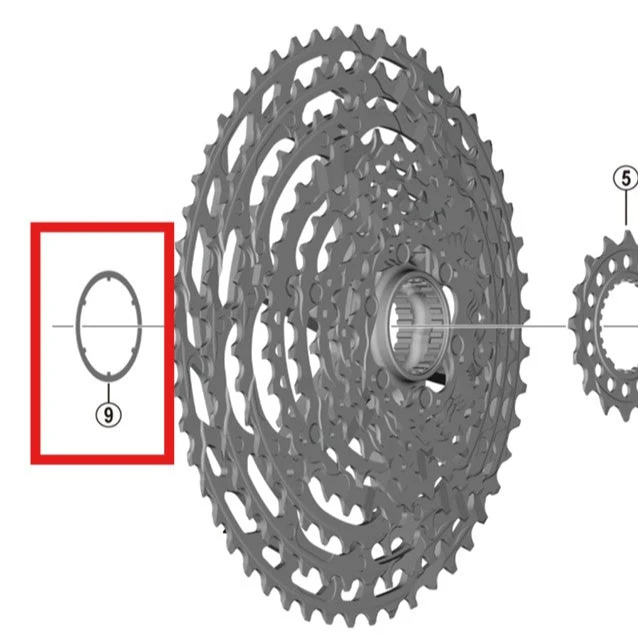 Fijnmazige cassette SHIMANO CS-M9100