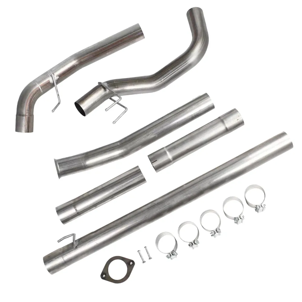 Ford Powerstroke 6.7 Diesel 2011-2019 4" DPF Verwijder Race Pipe Downpipe-Back Cab&Chassis