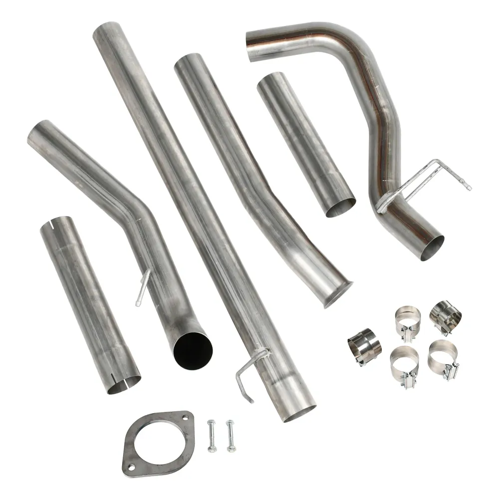 Ford Powerstroke 6.7 Diesel 2011-2019 4" DPF Verwijder Race Pipe Downpipe-Back Cab&Chassis